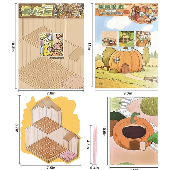 Large 3D Sticker Scenes for Adults Stress Relief with Reusable Stickers - Picture 4 of 6